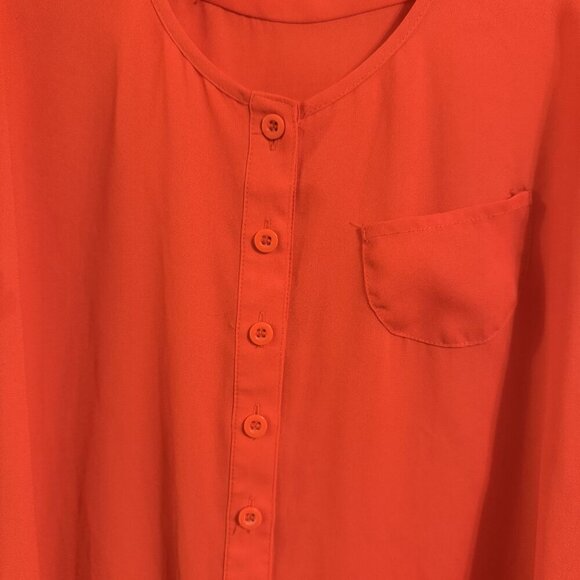 Style & Co Red Tank Top – Size Medium, EUC, Soft Knit Casual Basic - Picture 2 of 4